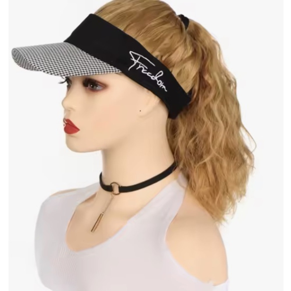 Wig Hat With Curly Ponytail Baseball Cap Wig Synthetic Adjustable